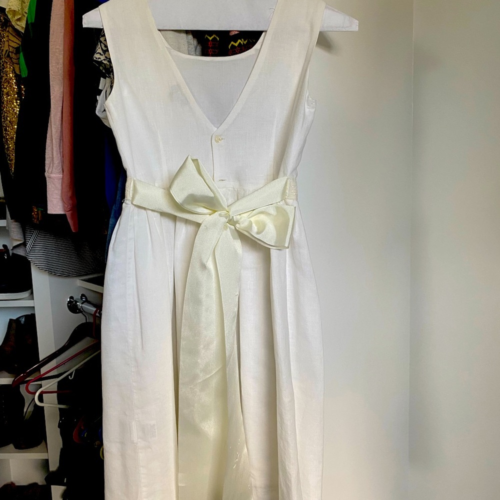 Childrenchic White flower girl dress